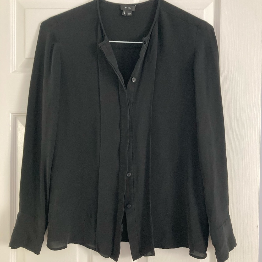 Theory 100% silk blouse
